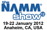 The NAMM Show, 19-22 January 2012, Anaheim, CA, USA