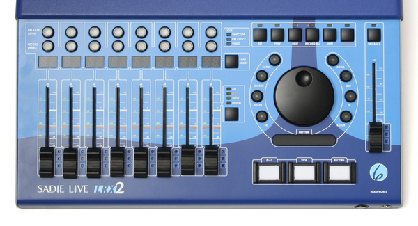 SADiE LRX2 multi-track location recorder controls