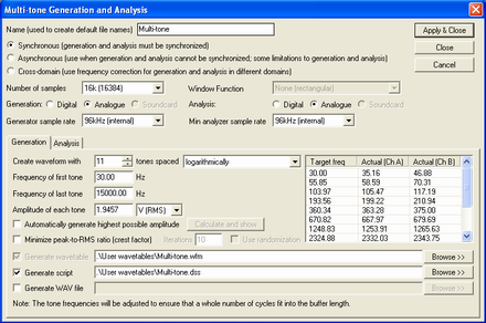 THD+N Measurement