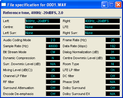 Screenshot of file details dialogue