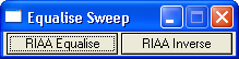 sweep equalization script interface