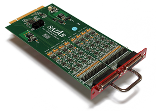 16 channel A/D converter modular I/O expansion card