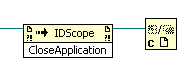 LabVIEW Screenshot: cleaning up